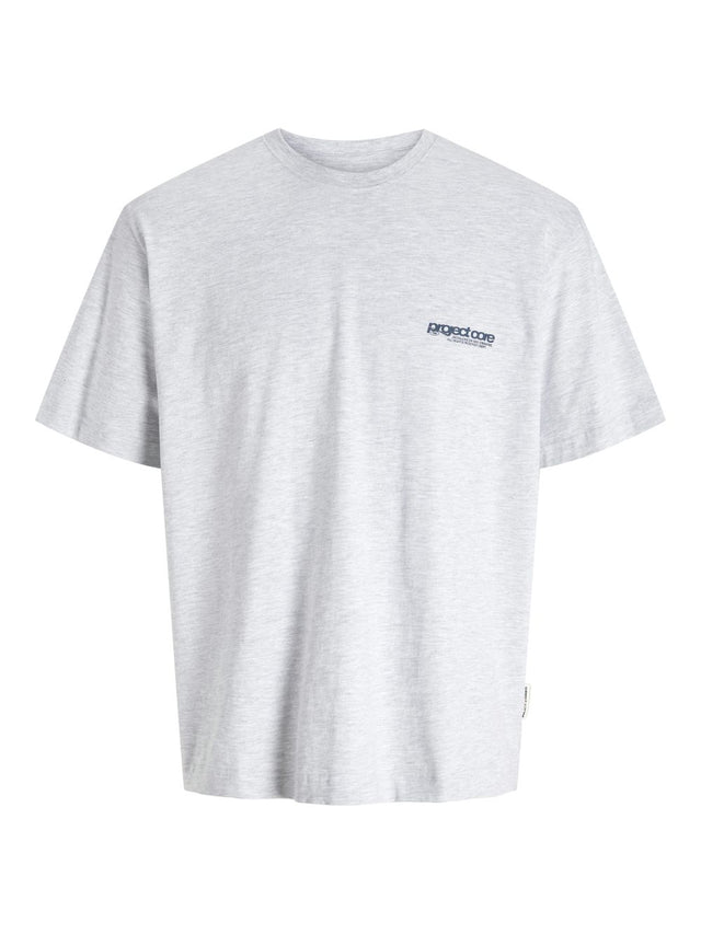 Jack & Jones Herren Rundhals T-Shirt  JCOUNION BACK PRINT - Relaxed Fit
