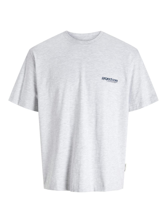 Jack & Jones Herren Rundhals T-Shirt  JCOUNION BACK PRINT - Relaxed Fit