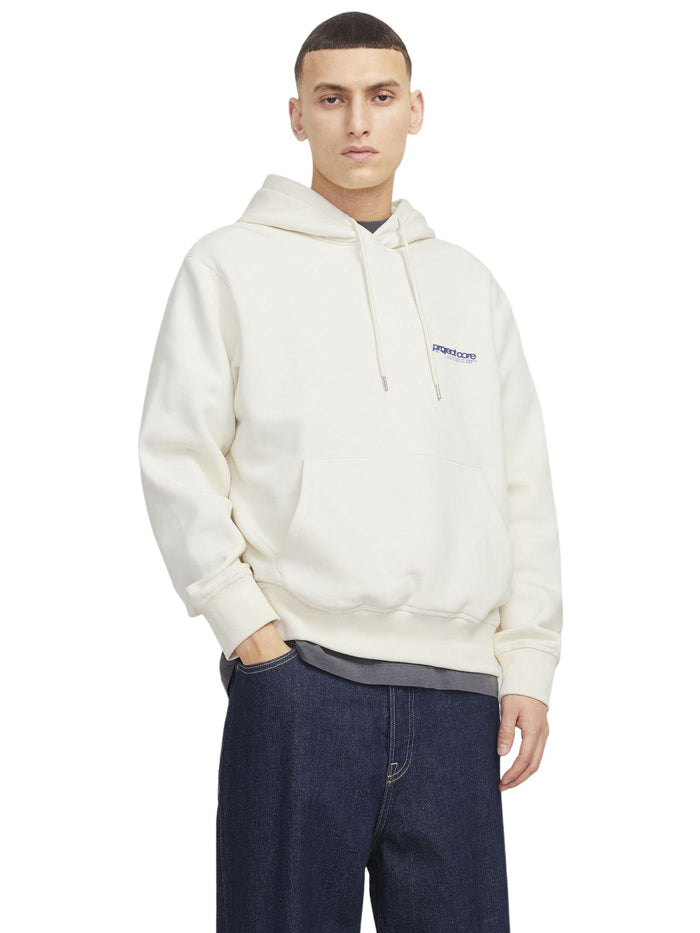 Jack & Jones Herren Hoodie Kapuzenpullover JCOUNION PRINT SWEAT HOOD- Relaxed Fit