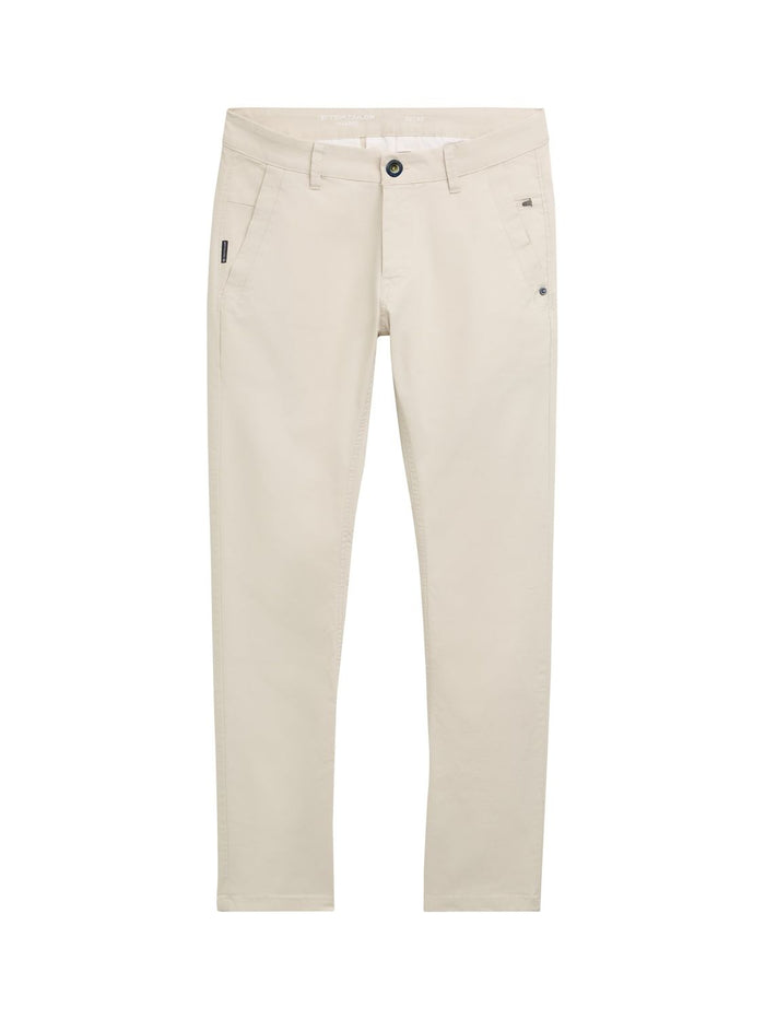 Tom Tailor Herren Chinohose TAPERED CHINO - Mid Waist - Tapered Fit