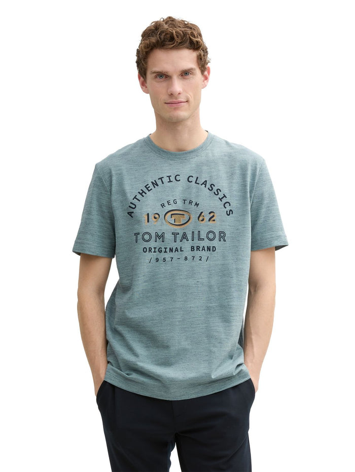 Tom Tailor Herren T-Shirt PRINTED T-SHIRT - Regular Fit