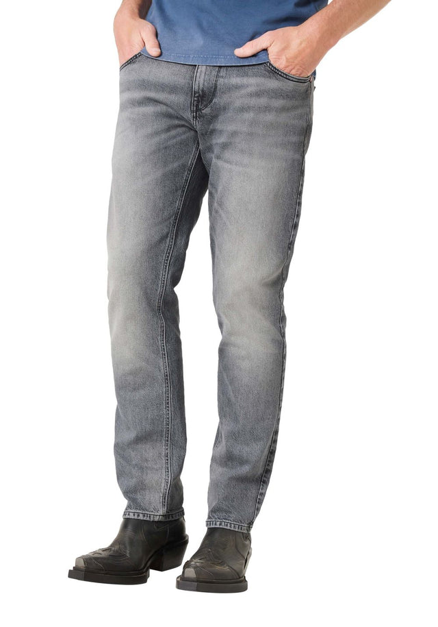TIMEZONE Herren Jeans SLIM EDUARDOTZ Mid Waist - Slim Fit - Blau Grau