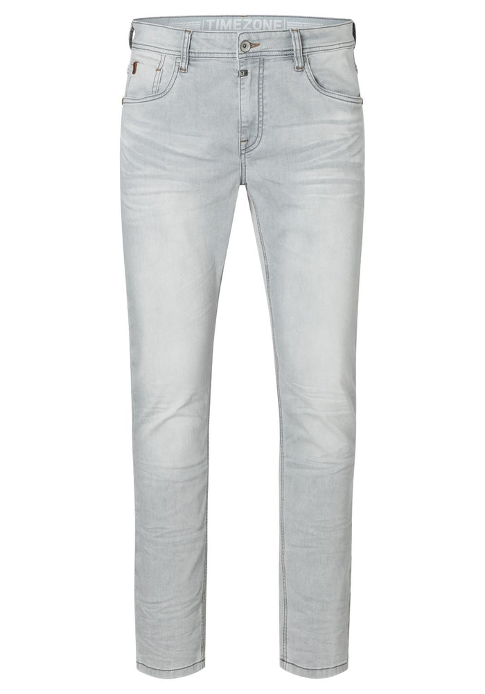 TIMEZONE Herren Jeans SLIM EDUARDOTZ Mid Waist - Slim Fit - Blau Grau