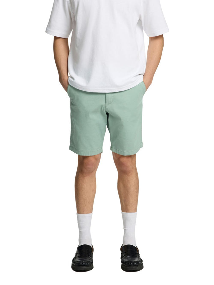 Selected Herren Chino Shorts SLHSLIM-MILES FLEX Mid Waist - Slim Fit
