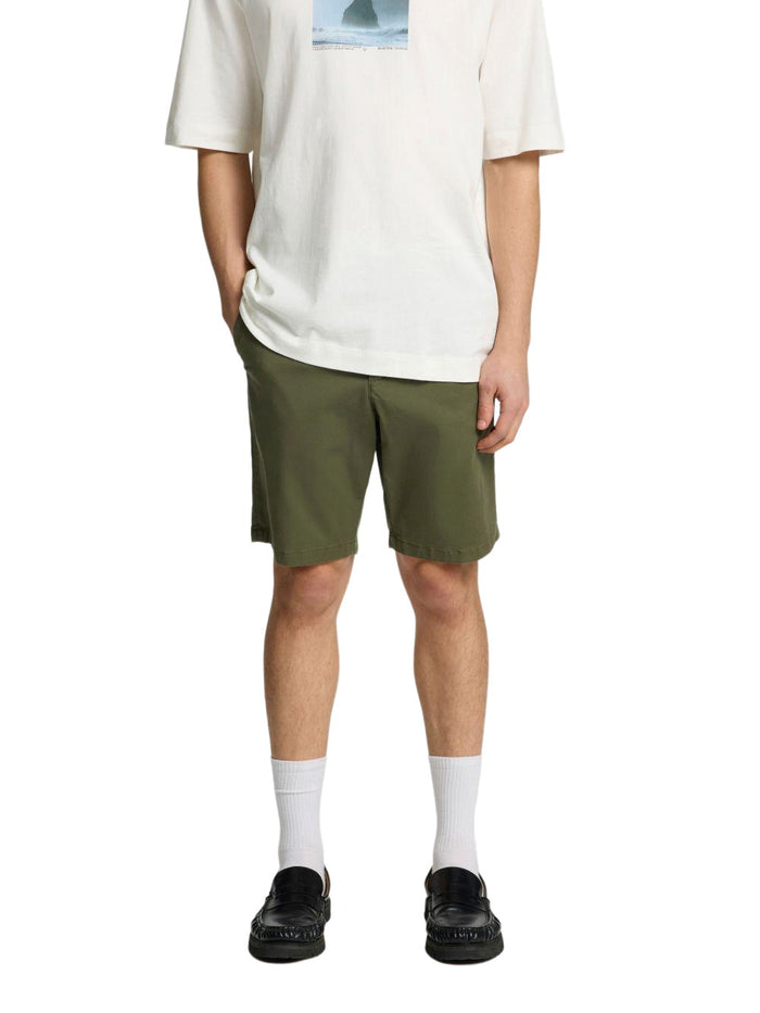 Selected Herren Chino Shorts SLHSLIM-MILES FLEX Mid Waist - Slim Fit