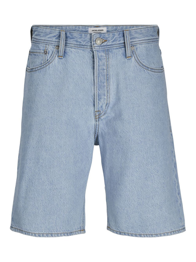Jack & Jones Herren Jeans Short JJIALEX JJORIGINAL SHORTS- Baggy Fit - Blau Schwarz