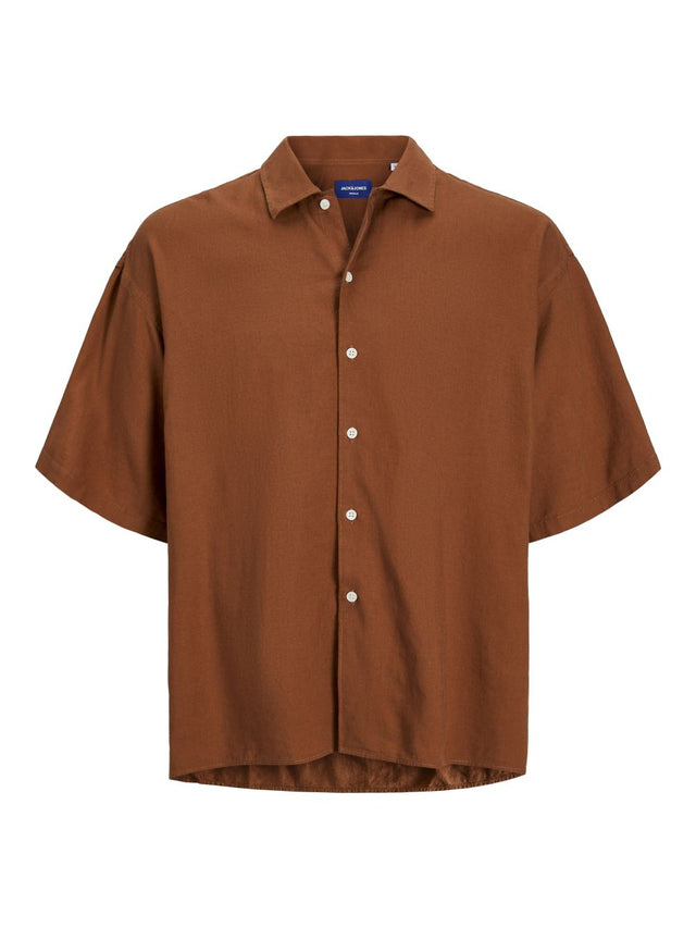 Jack & Jones Herren Freizeit Hemd JORPAROS OVERSIZED SHIRT Relaxed Fit