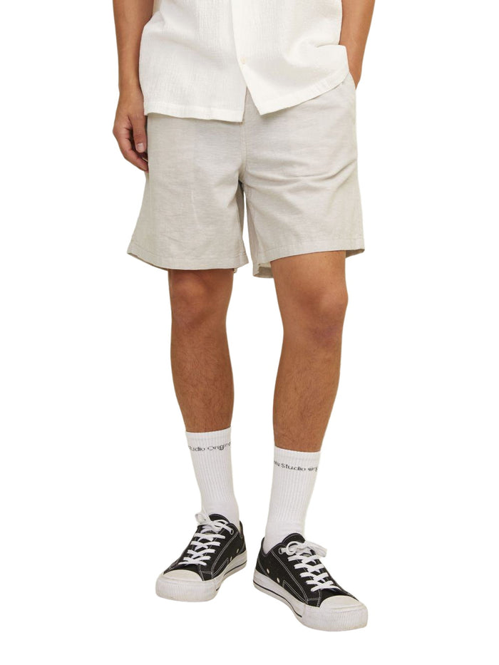 Jack & Jones Herren Short JPSTJAIDEN SUMMER LINEN BLEND SHORT- Relaxed Fit