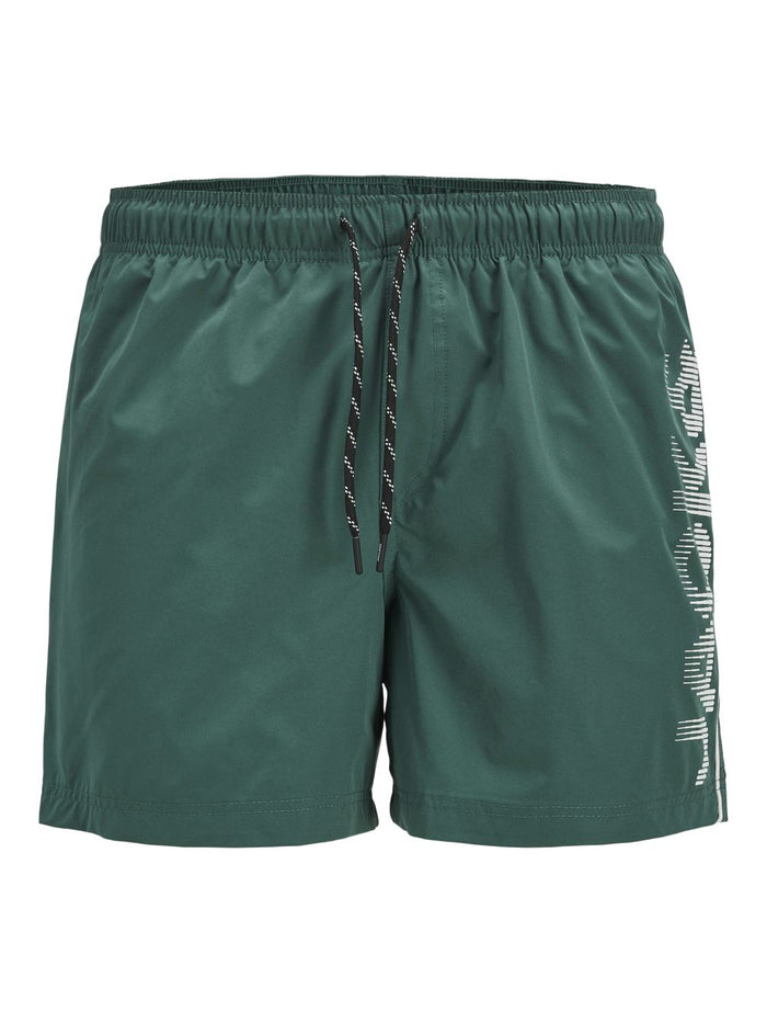 Jack & Jones Herren Badehose Badeshort JPSTMAUI JJSWIM SPLICE LOGO