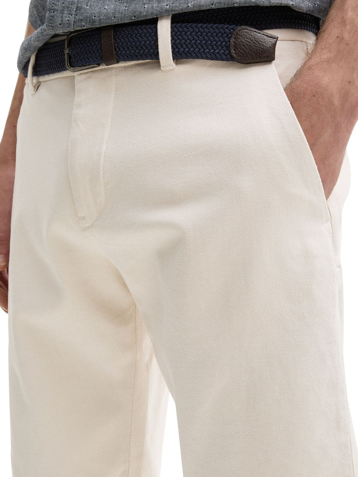 Tom Tailor Herren Short TRAVELER SLIM CHINO SHORTS  - Mid Waist Slim Fit
