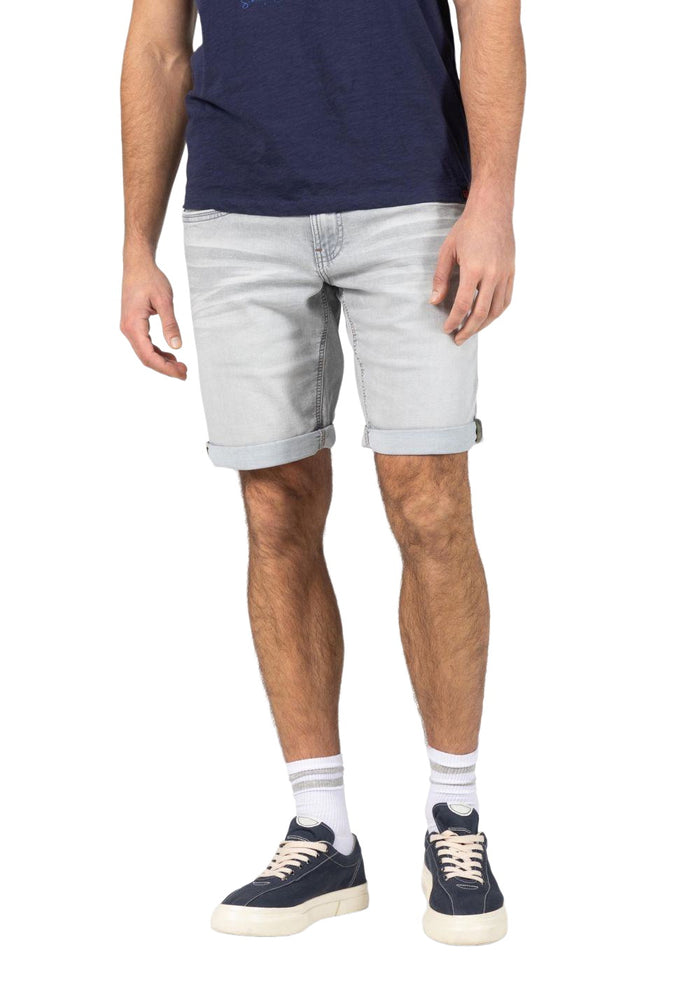 TIMEZONE Herren Jeans Shorts SLIM SCOTTYTZ SHORT - Mid Waist Slim Fit - Blau Grau Schwarz