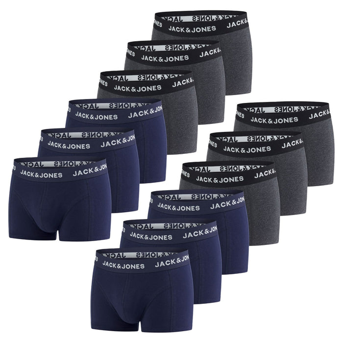 Jack & Jones Boxershorts Herren 12er Pack JACJEANS TRUNKS