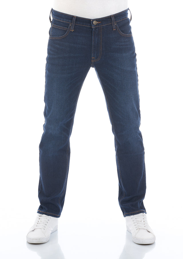 Lee Herren Jeans Stretch Denim Daren Zip Fly Regular Fit