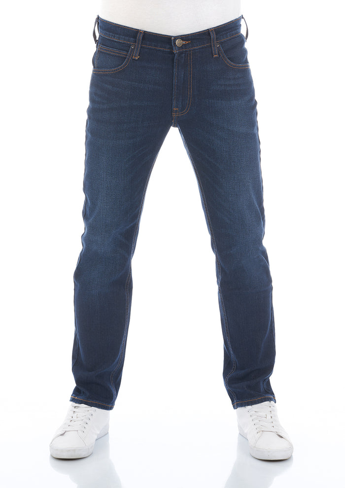 Lee Herren Jeans Stretch Denim Daren Zip Fly Regular Fit