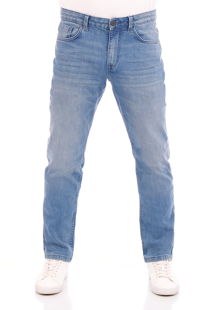 Tom Tailor Jeans Herren Stretch lang Straight Fit Marvin