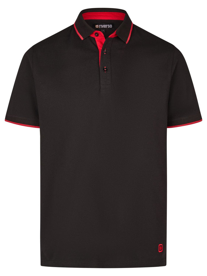 riverso Poloshirt Herren Kurzarm 3er Pack RIVLeano Regular Fit
