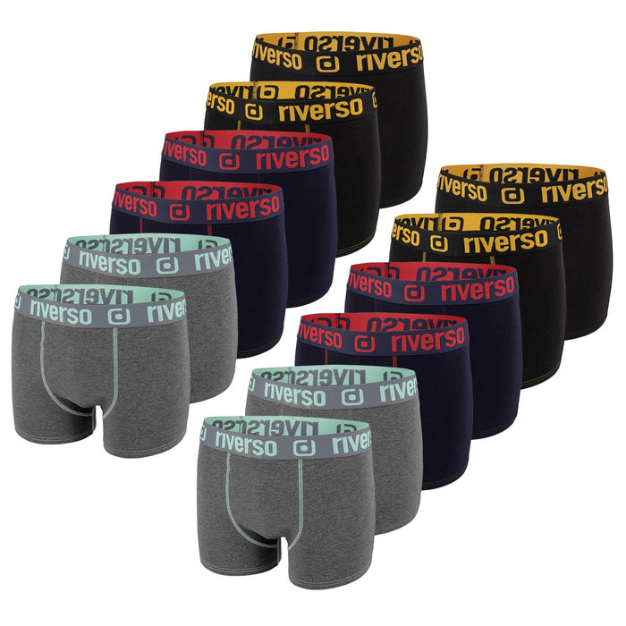 riverso Boxershorts Herren 12er Pack RIVOle