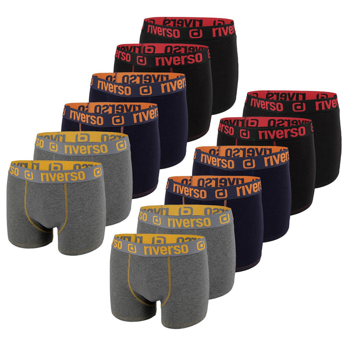 riverso Boxershorts Herren 12er Pack RIVOle