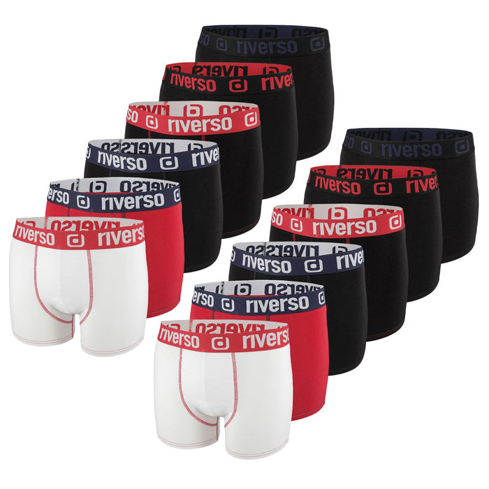 riverso Boxershorts Herren 12er Pack RIVOle