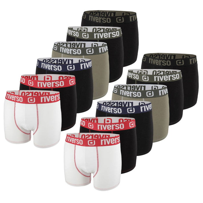 riverso Boxershorts Herren 12er Pack RIVOle