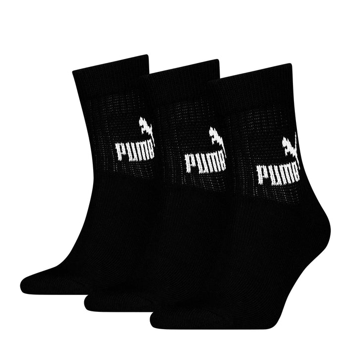PUMA Unisex Sport Socken ELEMENTS UNISEX SHORT CREW 3er Pack