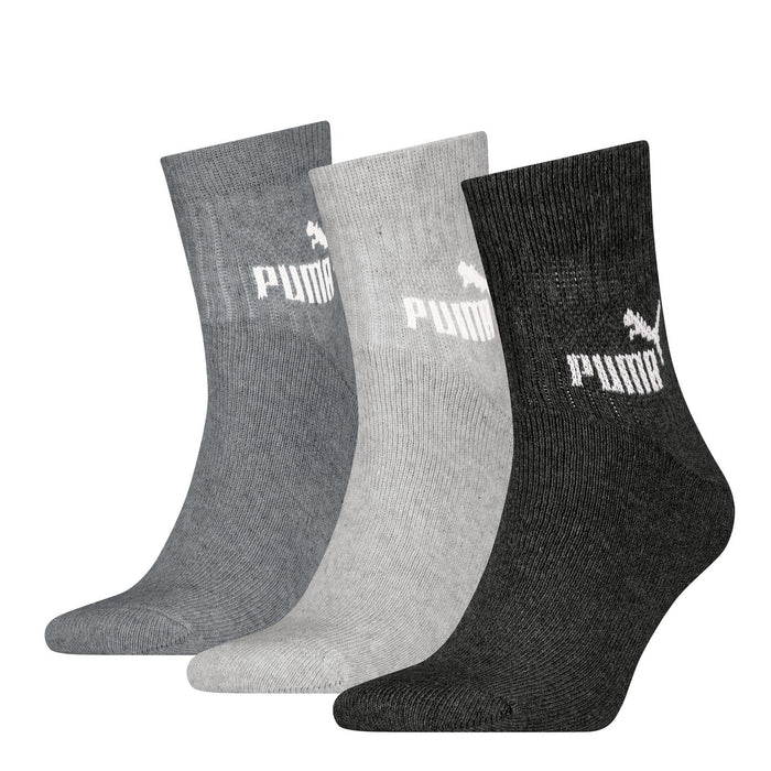 PUMA Unisex Sport Socken ELEMENTS UNISEX SHORT CREW 3er Pack