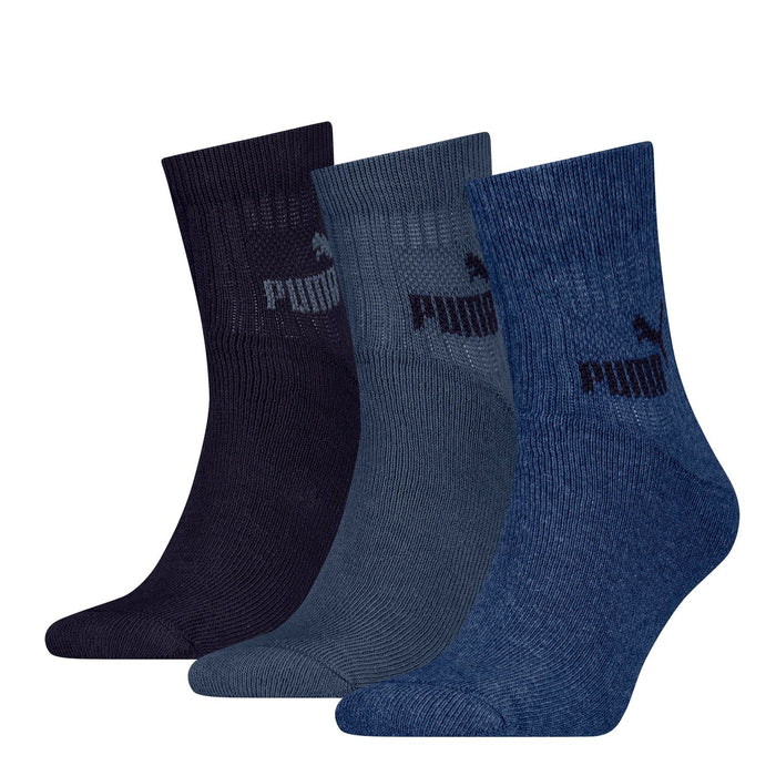 PUMA Unisex Sport Socken ELEMENTS UNISEX SHORT CREW 3er Pack