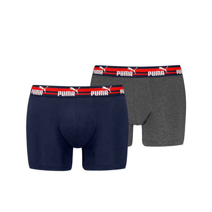 Puma Herren Boxershort ELEMENTS MEN BOLD LOGO BOXERS 2er Pack