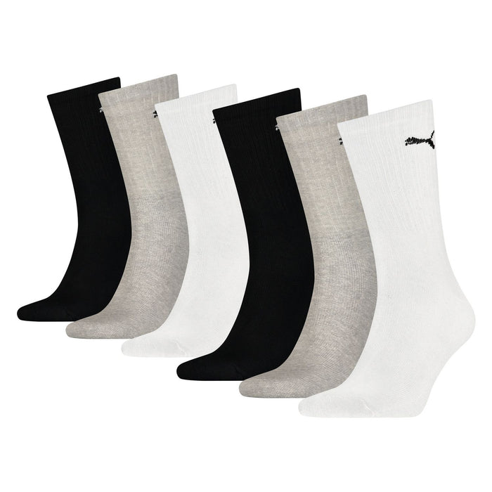 PUMA Unisex Sport Socken PUMA UNISEX CREW SOCK ECOM 6er Pack