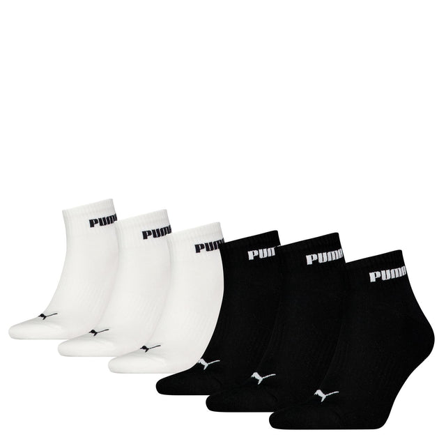 PUMA Herren Damen UNISEX CUSH NEXT QUARTER ECOM 6er Pack