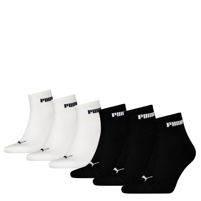 PUMA Herren Damen UNISEX CUSH NEXT QUARTER ECOM 6er Pack