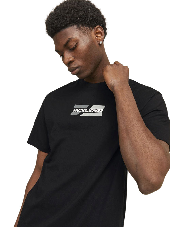 Jack & Jones Herren Rundhals T-Shirt JJCORP GRAPHIC TEE SS O-NECK - Regular Fit