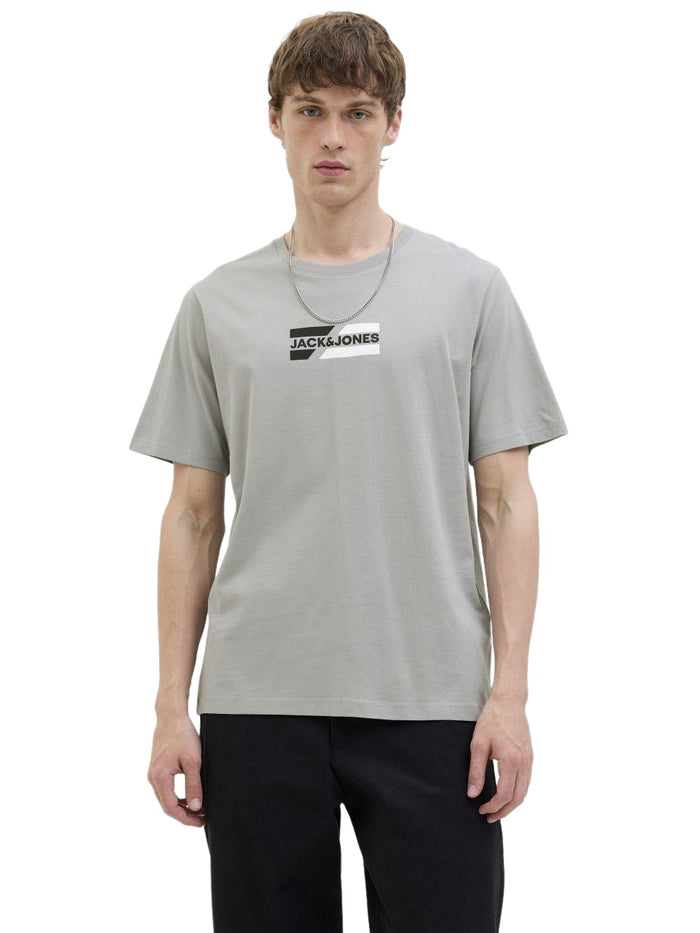 Jack & Jones Herren Rundhals T-Shirt JJCORP GRAPHIC TEE SS O-NECK - Regular Fit