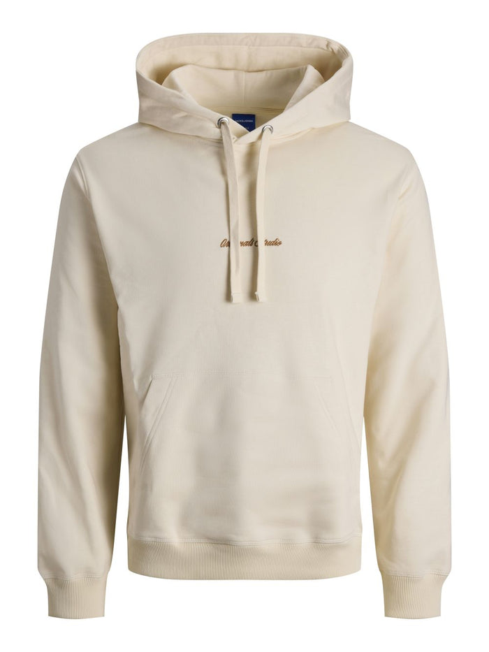 Jack & Jones Herren Hoodie Kapuzenpullover JORNORREBRO EMB SWEAT HOOD - Relaxed Fit