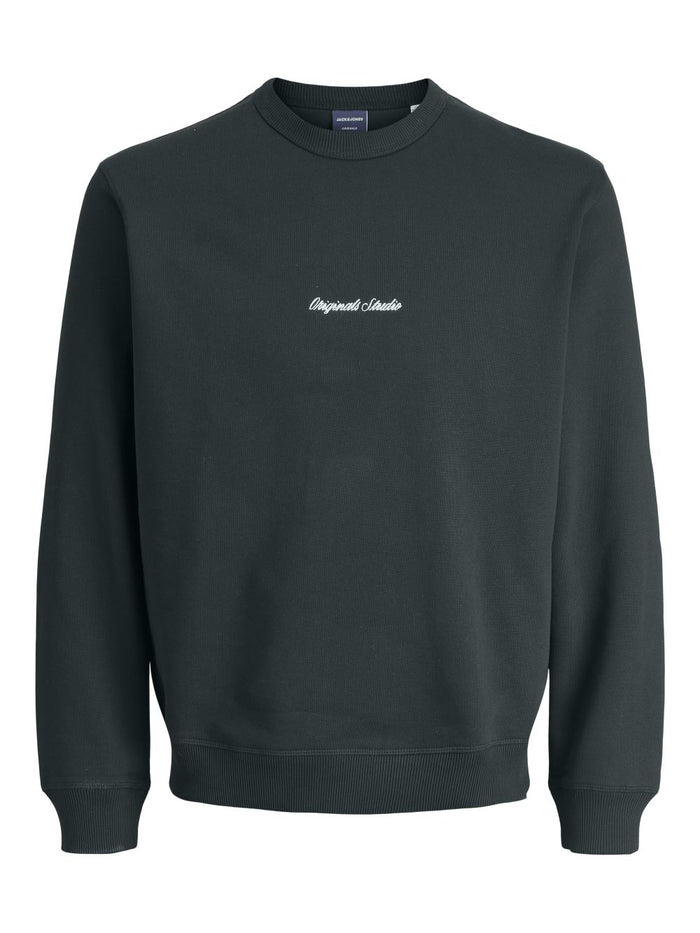 Jack & Jones Herren Sweatshirt JORNORREBRO EMB SWEAT CREW - Relaxed Fit