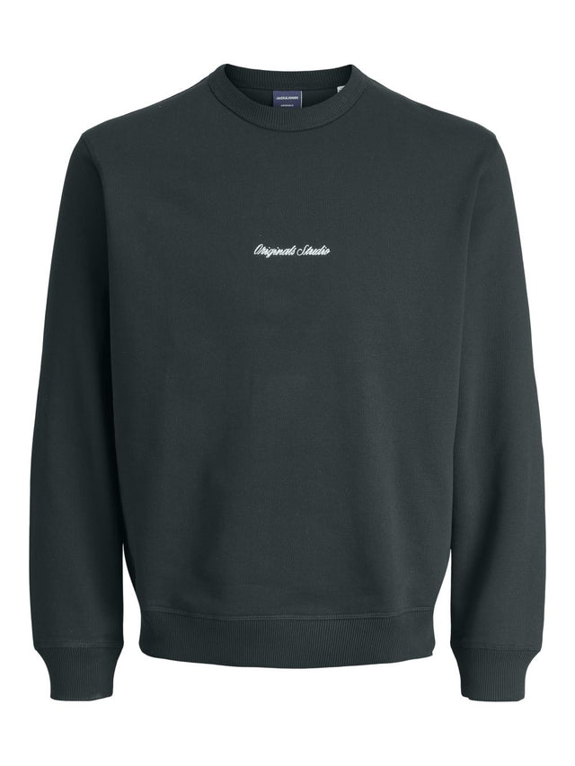 Jack & Jones Herren Sweatshirt JORNORREBRO EMB SWEAT CREW - Relaxed Fit