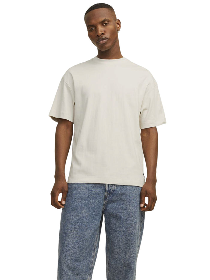 Jack & Jones Herren Rundhals T-Shirt JJEURBAN EDGE TEE SS O-NECK - Relaxed Fit