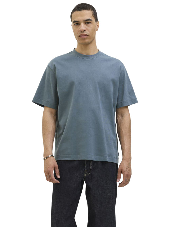 Jack & Jones Herren Rundhals T-Shirt JJEURBAN EDGE TEE SS O-NECK - Relaxed Fit