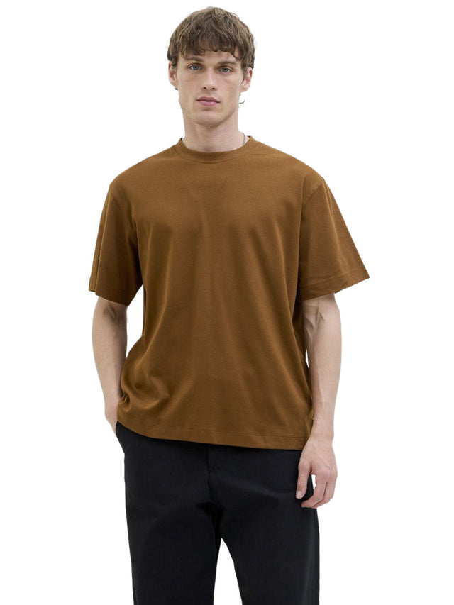 Jack & Jones Herren Rundhals T-Shirt JJEURBAN EDGE TEE SS O-NECK - Relaxed Fit