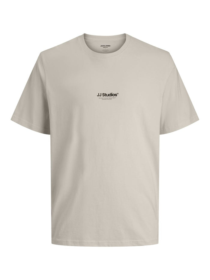 Jack & Jones Herren Rundhals T-Shirt JJESOHO TEE SS CREW NECK - Relaxed Fit