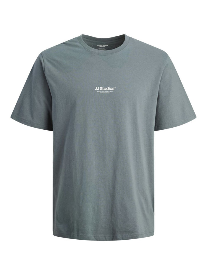 Jack & Jones Herren Rundhals T-Shirt JJESOHO TEE SS CREW NECK - Relaxed Fit