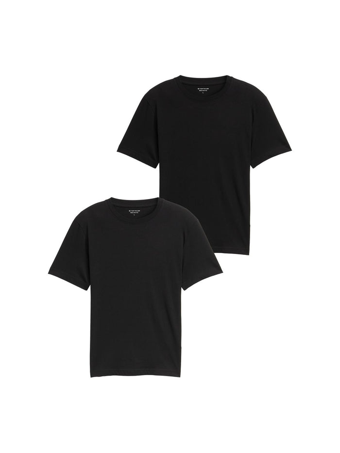Tom Tailor Herren T-Shirt "DOUBLE PACK CREW-NECK" - Regular Fit