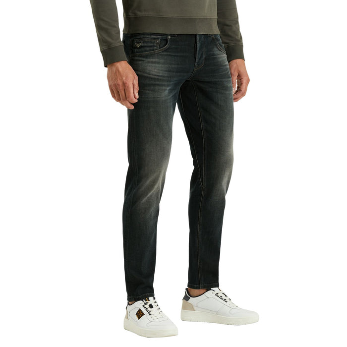 PME Legend Herren Jeans CARIOR - Mid Waist - Tapered Fit - Blau