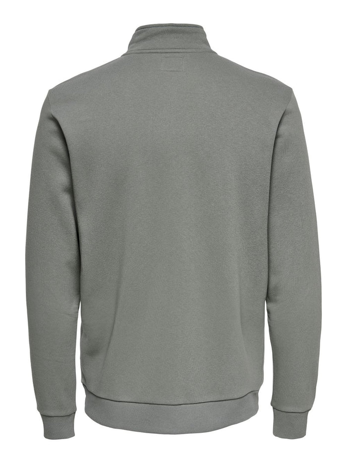 Only & Sons Herren Pullover ONSCERES HALF ZIP SWEAT - Regular Fit