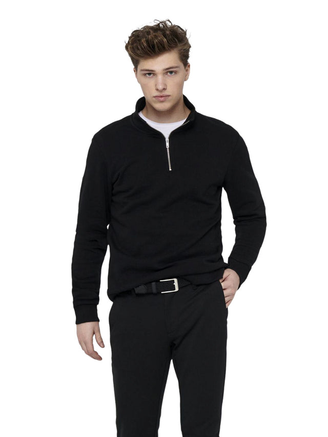 Only & Sons Herren Pullover ONSCERES HALF ZIP SWEAT - Regular Fit