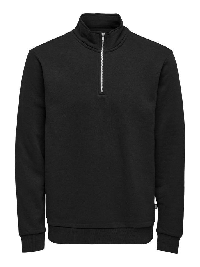 Only & Sons Herren Pullover ONSCERES HALF ZIP SWEAT - Regular Fit