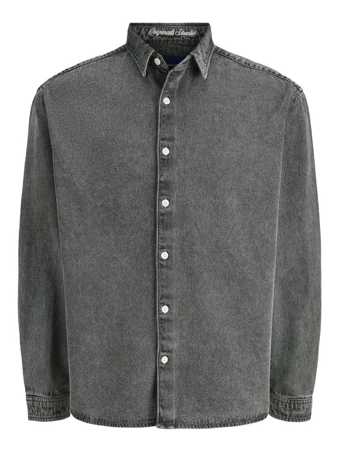 Jack & Jones Herren Freizeit Hemd JORNORREBRO DENIM SHIRT Comfort Fit