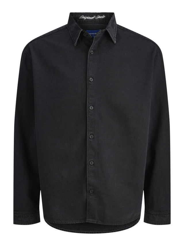 Jack & Jones Herren Freizeit Hemd JORNORREBRO DENIM SHIRT Comfort Fit