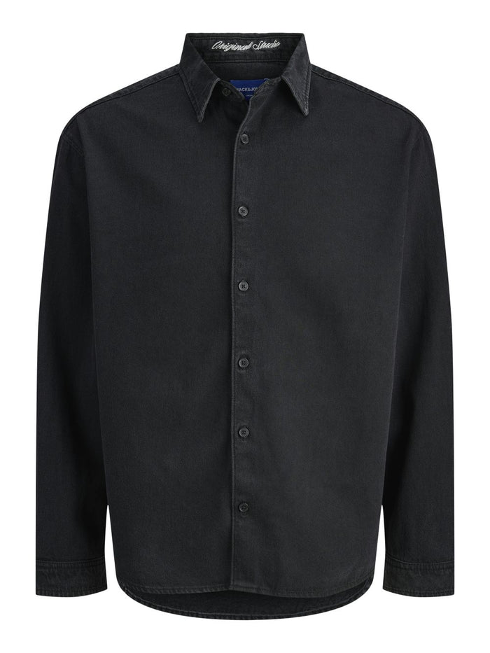 Jack & Jones Herren Freizeit Hemd JORNORREBRO DENIM SHIRT Comfort Fit