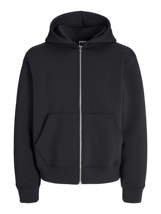 Jack & Jones Herren Hoodie Kapuzenpullover JCOCOVER SCUBA SWEAT ZIP HOOD - Relaxed Fit